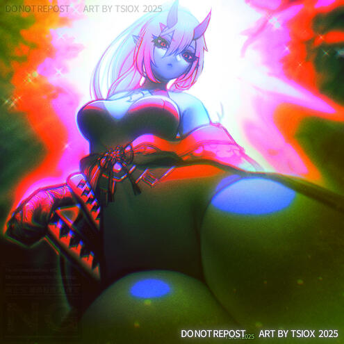 Dynamic sketch commission work for Deckardude - 2025